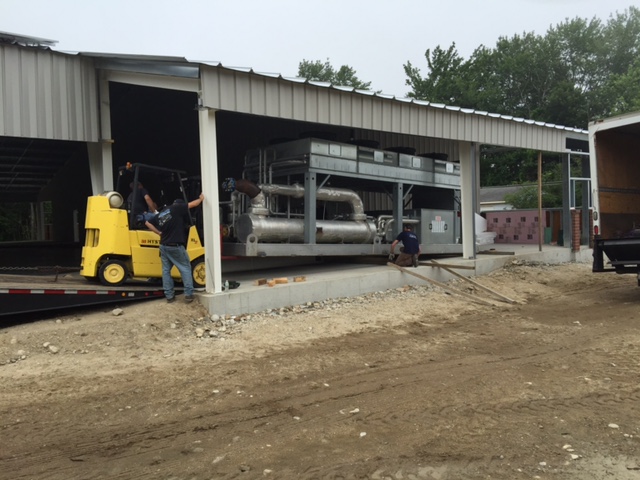 Chiller delivered courtesy of the Tarling Family and D&G Machine