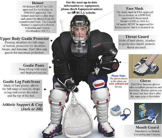Goalie gear
